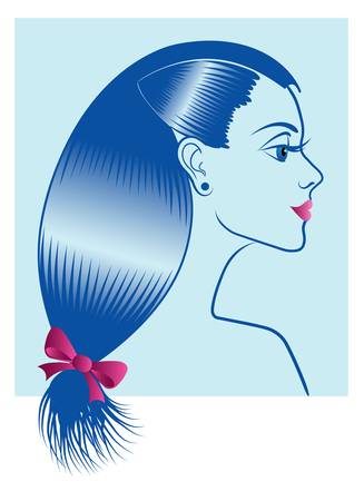 Hair beauty salonのイラスト素材