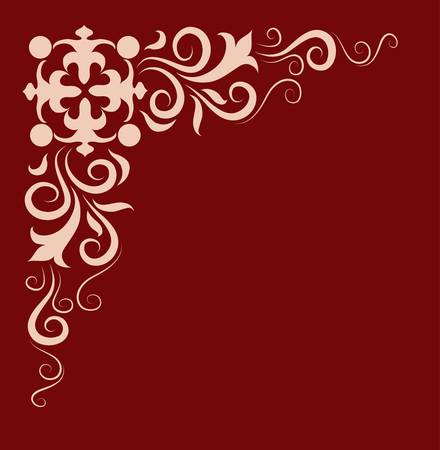 corner ornament のイラスト素材