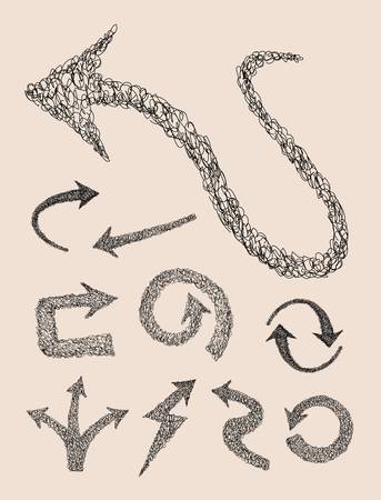 Arrow curl  のイラスト素材