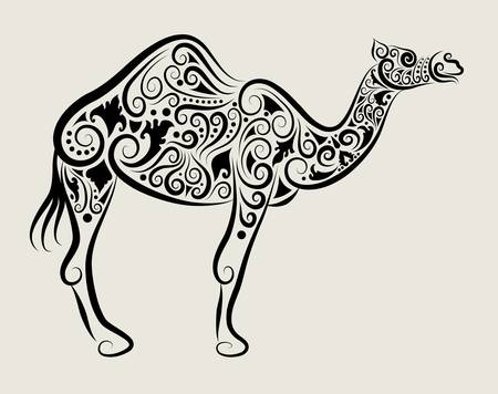 Camel ornament のイラスト素材