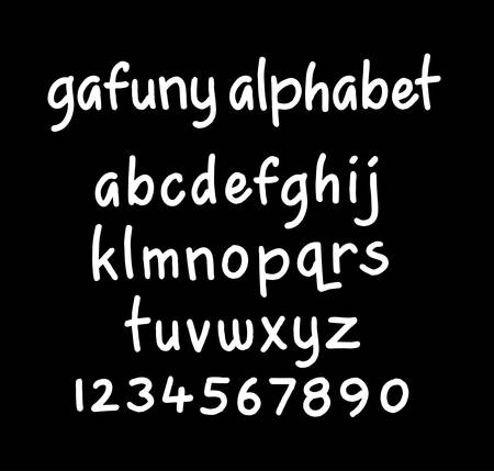 Vector alphabet lowercase characters. Good use for logotype, cover title, poster title, letterhead, body text, or any design you want.のイラスト素材