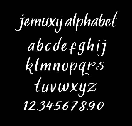 Vector alphabet lowercase characters. Good use for logotype, cover title, poster title, letterhead, body text, or any design you want.のイラスト素材