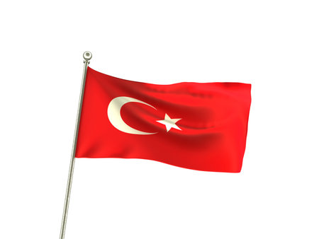 Wavy Turkey Flag