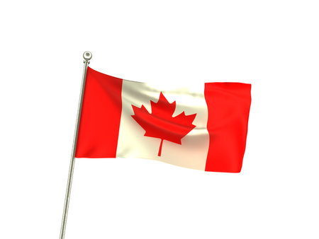 Wavy Canada Flag