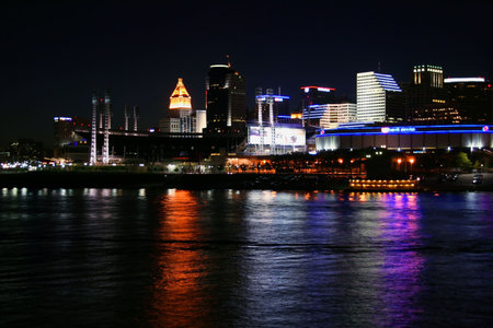 Cincinnati Skyline from Newport on the Levee II