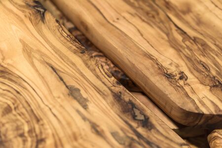 olive wood cutting board for natural surfaceの写真素材