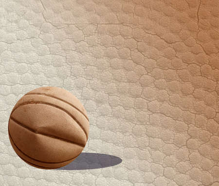 basketball ball and texture backgroundの写真素材