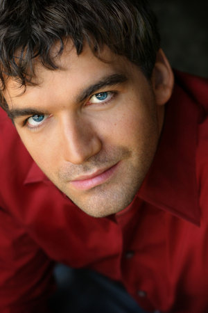 Close-up portrait of young good looking man