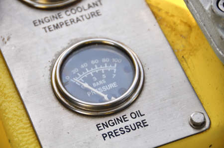 Pressure gauge for measuring pressure in the system, Oil and gas process used pressure gauge to monitor pressure condition inside the systemの写真素材