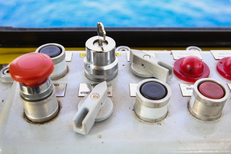 Control panel for control the process or machine. 