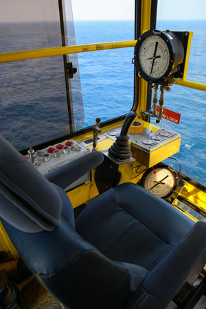 Crane operation cabin for control all equipment of crane.