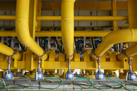 Pressure transmitter in oil and gas process , send signal to controller and reading pressure in the...