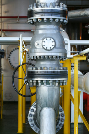 Valves manual in the process. Production process used manual valve to control the system, duplex...