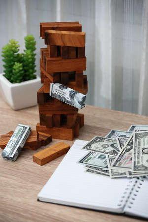 business concept. Business planning by investor. Modern business investment with many money. Business plan for join with some project. business important with the company. Business flow by the money.の写真素材