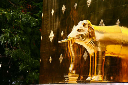 Temple in Thailand which identity of the country, Gold temple and pagoda in temple which buddhism would like to pray the buddhist in the temple, beautiful temple or architecture in thailand.の写真素材
