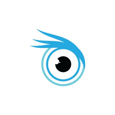 eye icon vector templateのイラスト素材