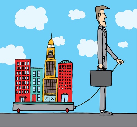 Politician city owner / Mayorのイラスト素材