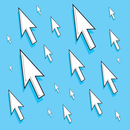 Bunch of cursors attackのイラスト素材