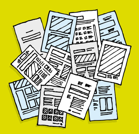 Lots of documents   Messy disorder sheets