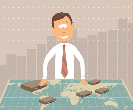 Global Business / Worldwide Investmentsのイラスト素材