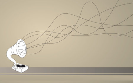 Old music backgroundのイラスト素材