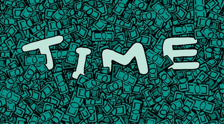 Time is moneyのイラスト素材