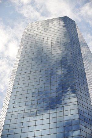 Glassy skyscraper architecture のeditorial素材