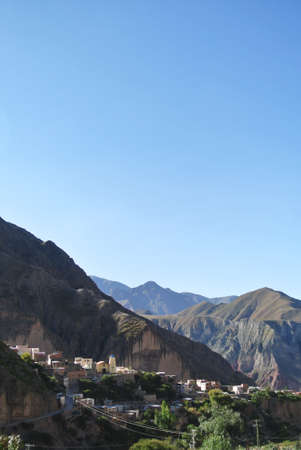 Travel photo of Iruya town in the mountainsの写真素材