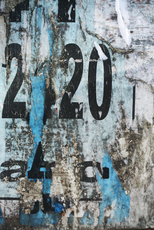 Photograph of urban random collage background or typography textureの写真素材