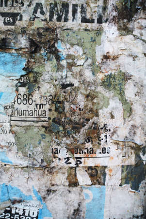 Photograph of urban random collage background or paper textureの写真素材