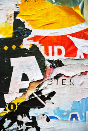 Photograph of urban collage background or paper textureの写真素材