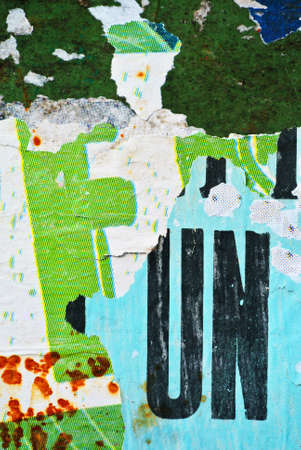 Photograph of urban random collage background or paper textureの写真素材