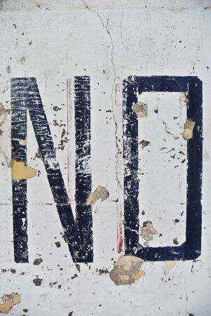 Photograph of eroded wall displaying no wordの写真素材