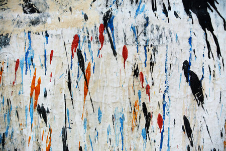 Photograph of urban collage background or paint texture