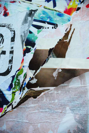 Photograph of urban collage background or typography paper textureの写真素材