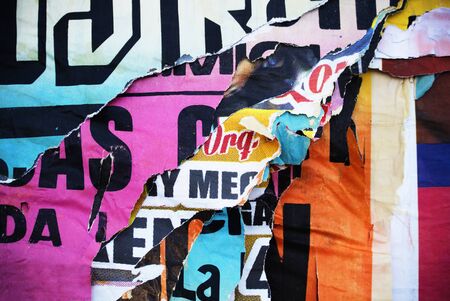 Photo of urban collage background or typography textureの写真素材