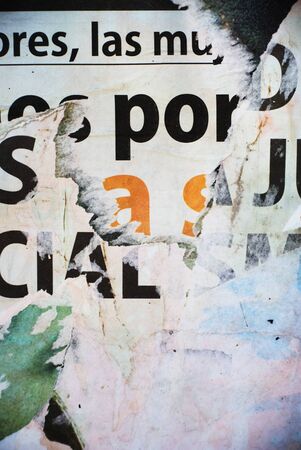 Photo of urban collage background or typography paper textureの写真素材