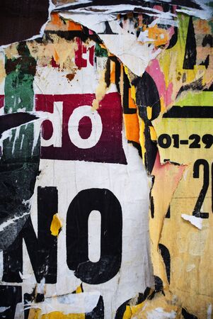 Photo of urban collage background or typography textureの写真素材