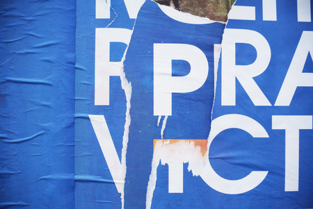 Photo of urban collage background or typography textureの写真素材