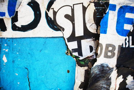 Photo of urban collage background or typography paper texture