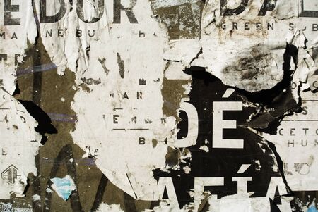 Photo of urban collage background or typography paper textureの写真素材