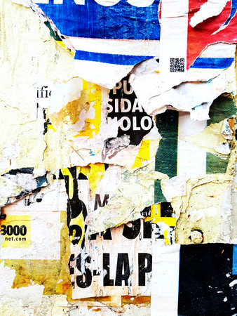 Photo of urban collage background or typography paper texture