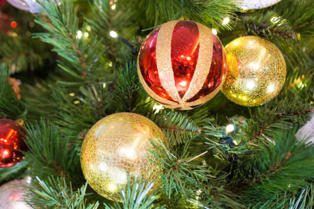 Christmas tree and the decoration