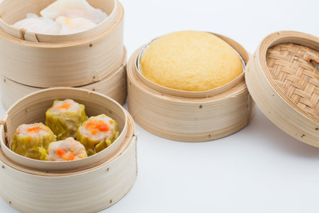 popular Dim Sum in Hong Kongの写真素材