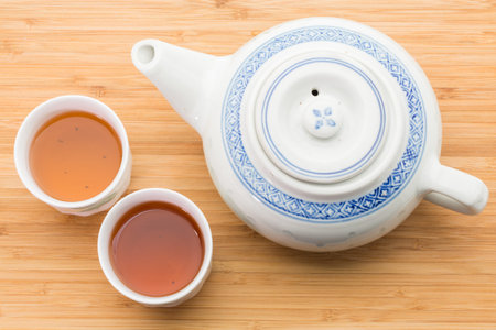 Dim Sum Yum Cha i Hong Kongの写真素材