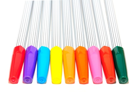 colorful pensの写真素材