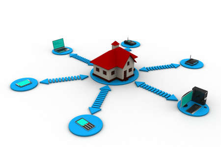 Smart home conceptの写真素材