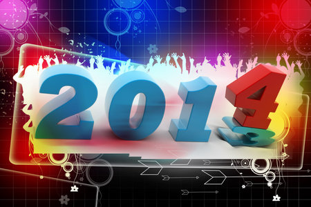 2014 New Yearの写真素材