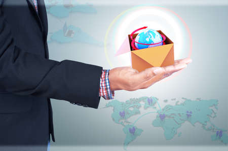 social network conceptの写真素材