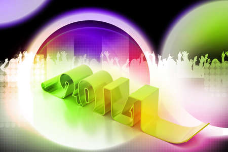 New year 2014の写真素材